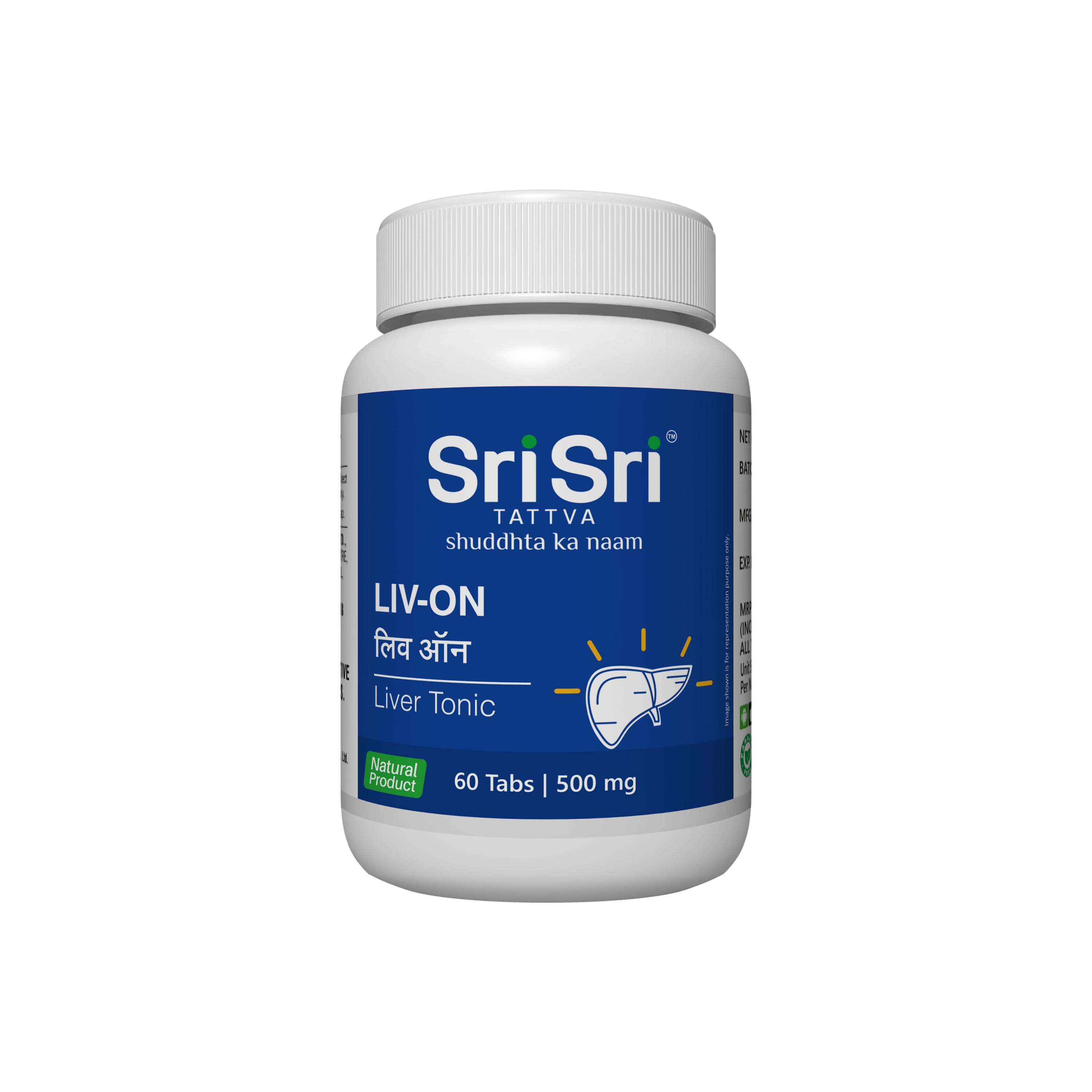 Liv-On - Liver Tonic | Rejuvenates the Liver, 60 Tabs | 500 mg