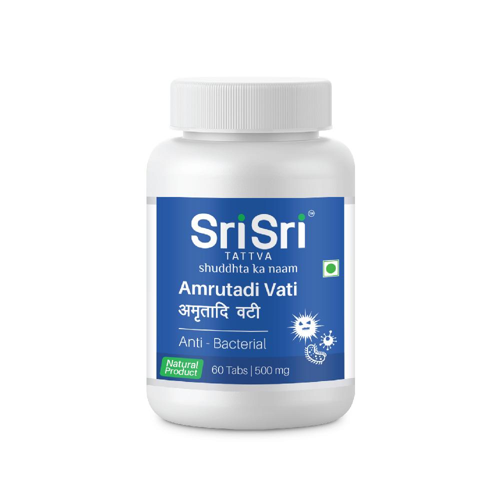 Amrutadi Vati - Anti-Bacterial, 60 Tabs | 500 mg