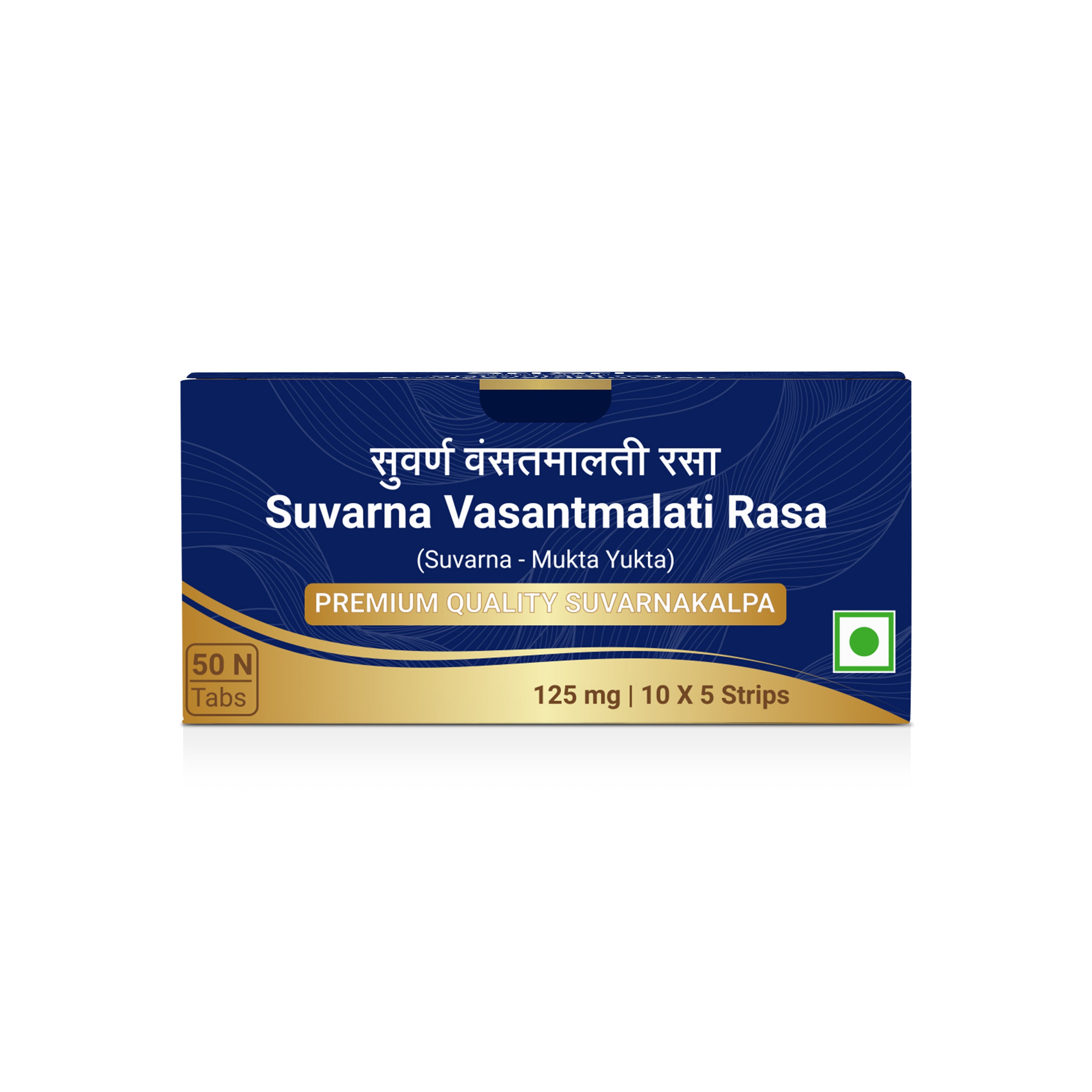 Suvarna Vasant Malati, (Suvarna - Mukta Yukta) Tablets | 125 mg