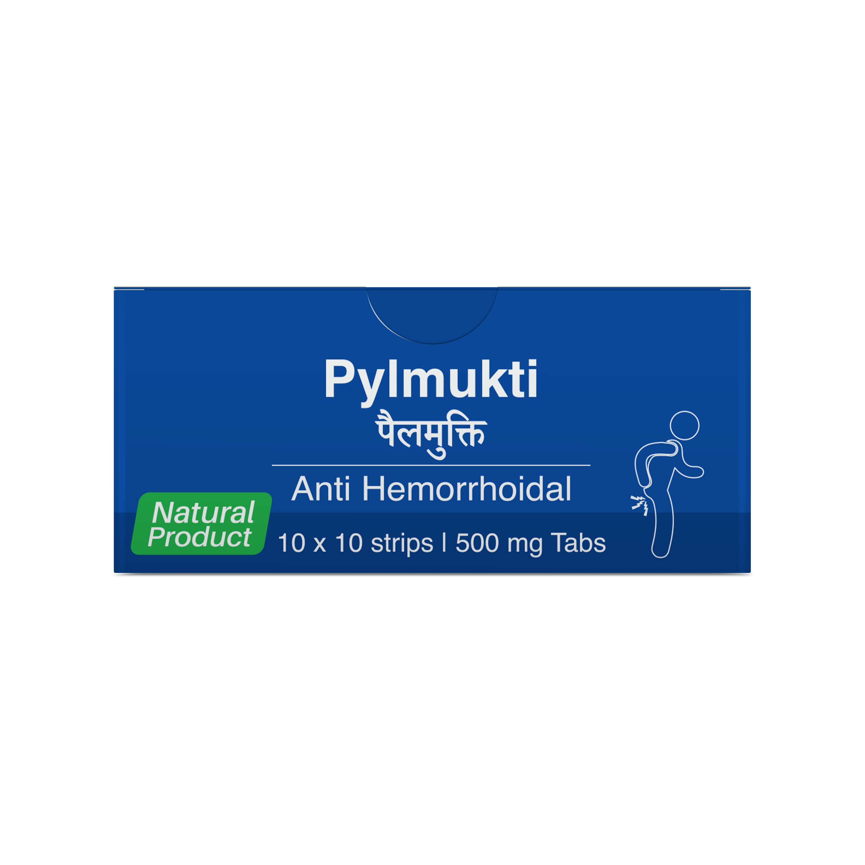 Pylmukti Tablet - Anti-Hemorrhoidal | Supports Anorectal Health | Helps Soothe Anal Discomfort | 500 mg