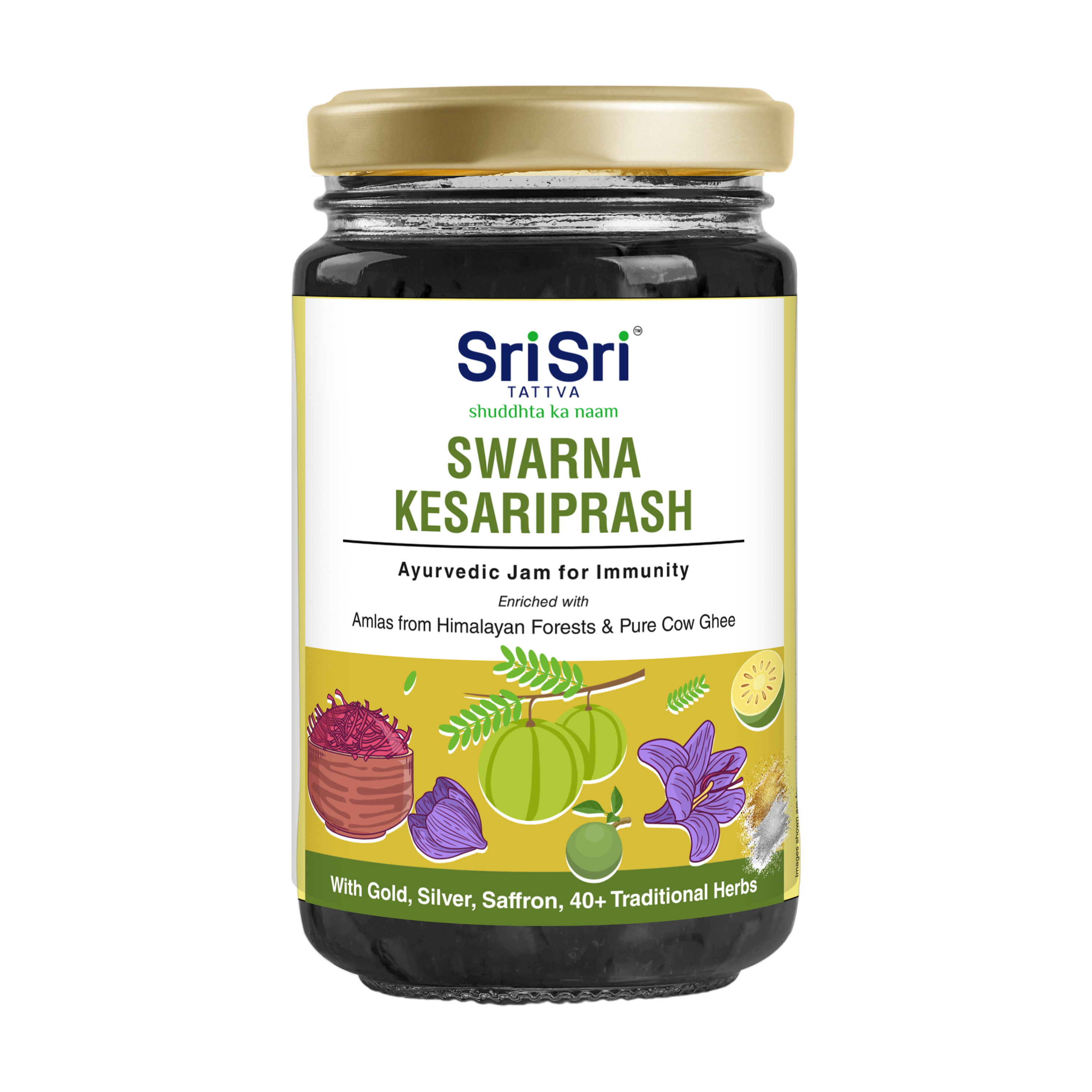 Swarna Kesariprash – Ayurvedic Jam for Immunity | Ayurvedic Immunity Booster | 40+ Ayurvedic Herbs | 450g