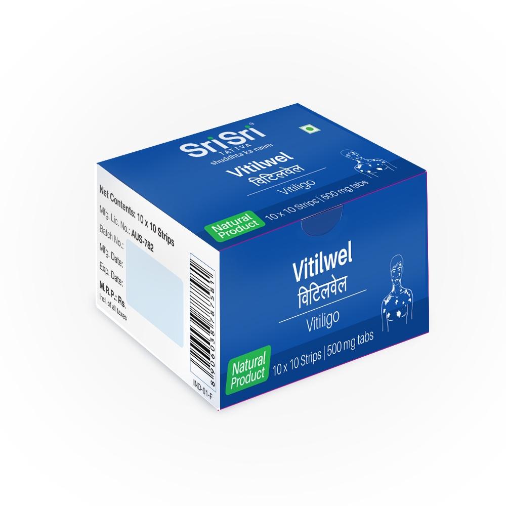 Vitilwel - For Repigmentation of Skin - Hypopigmentation | 500 mg